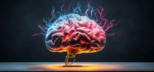 Colorful Lightning Brain: Unleashing the Power Within, Generative AI