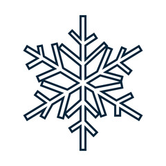 snowflake on white background