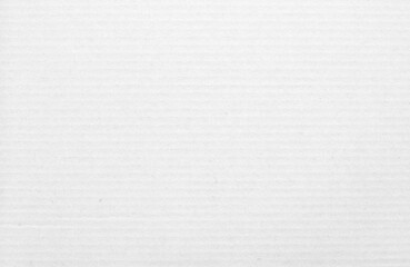 White cardboard sheet texture background, detail of recycle paper box pattern.