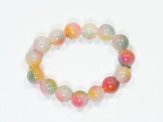 Luxury jewelry for women on white background