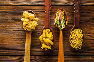 pasta of different types