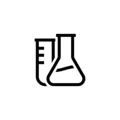 Erlenmeyer Alchemy icon design trendy, iconic artwork