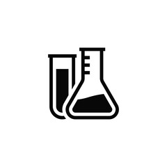 Erlenmeyer Alchemy icon design trendy, iconic artwork