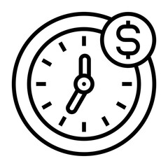 Efficiency, Productivity, Time management, Value, Time sensitive icon