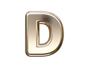 Obraz premium 3d rendering alphabet text effect vector transparent element