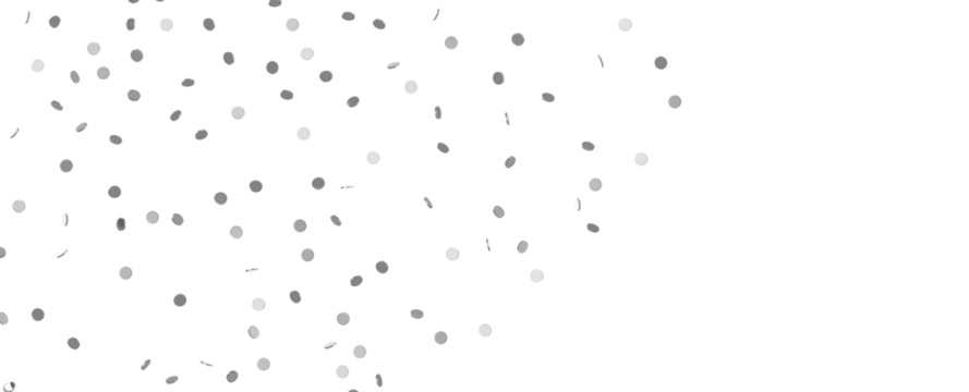 Glittering silver  confetti png. Glittering silver  confetti falls from above on transparent background. Celebrate festivals.