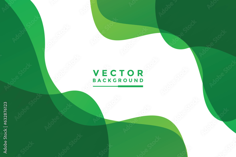 Wall mural green background vector illustration lighting effect graphic for text and message board design infog