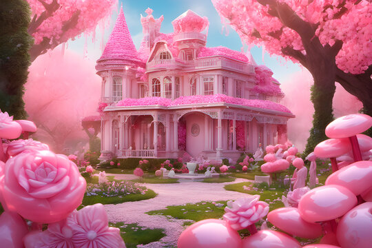 Pink Doll Magic House