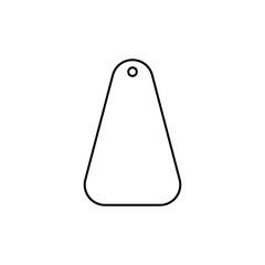 Mouse icon vector. Rat illustration sign. Jerboa symbol or logo.