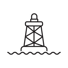 buoy icon vector