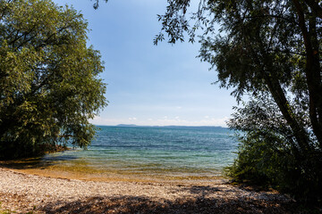 Summer day by a lake