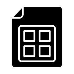 Chart, grid, matrix, spreadsheet, tabular data icon - obrazy, fototapety, plakaty