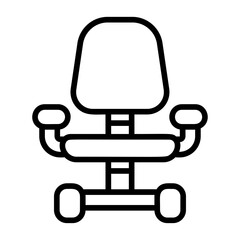 Seating, Ergonomic, Comfort, Workspace, Swivel icon