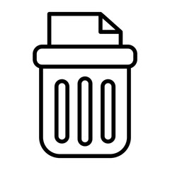 Trash, Waste, Recycling, Disposal, Garbage icon