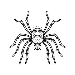 halloween spider illustration 