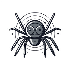 halloween spider illustration 