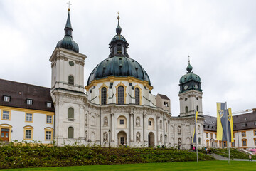 Facade of Ettal Abbey