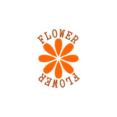 Flower icon isolated on transparent background