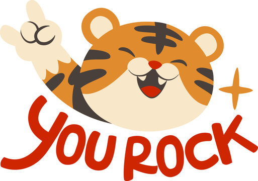 You rock sticker