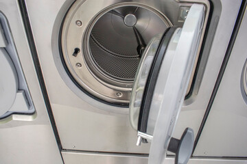 Laundromat Washing Machine: Artistic Snapshot and selected focus.