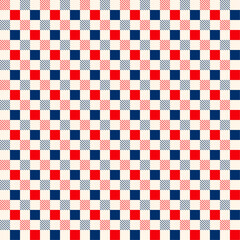 seamless checker pattern red and blue, square pattern, tablecloth pattern