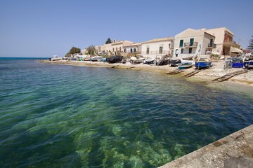 Sampieri, small fishing village in the southeast of Sicily