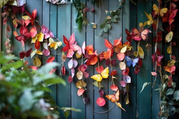 festive diy garlands made from recycled materials