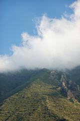 The view of Monte De Perri, Volcano Island, Sicily, Italy