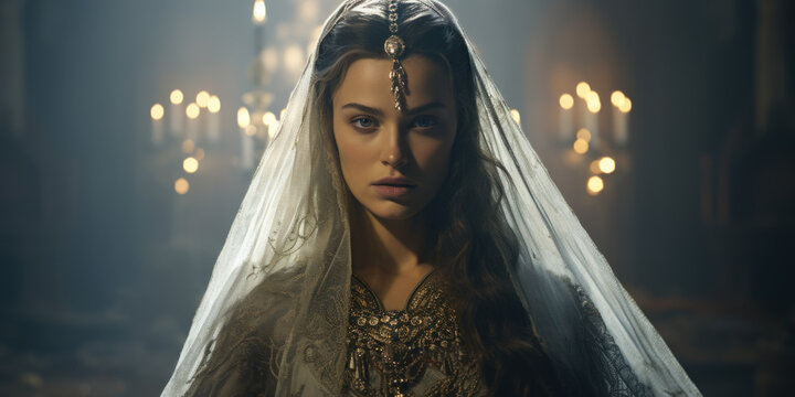 Ottoman princess Mihrimah Sultan, the daughter of Ottoman Sultan S&uuml;leyman the Magnificent. Generative AI