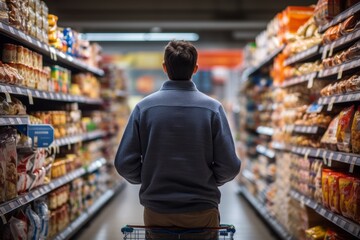 Shopper Exploring The Cereal Aisle, Generative AI
