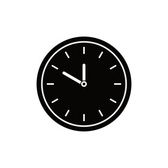 Single icon of a clock vector