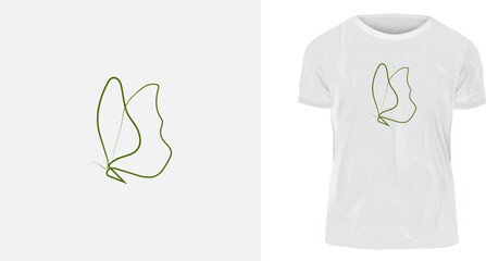 t shirt design template, Butterflies spread their wings and scratch their feathers
