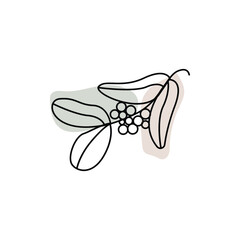 Coffee Logo Design, Coffee Tree Drink Vector, Template Symbol Illustration