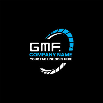 GMF letter logo creative design with vector graphic, GMF simple and modern logo. GMF luxurious alphabet design  