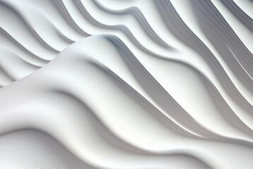 Light volumetric rippled surface. Abstract wavy pattern. . Vector illustration	
