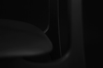 Vintage black mid century chair