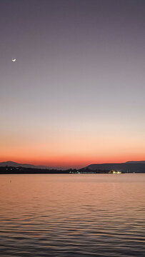 Mumbai's Serene Lake at Sunset: