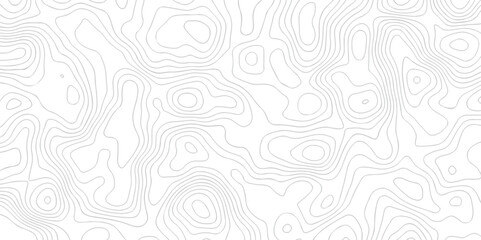 Black and white lines seamless Topographic map patterns, topography line map. Vintage outdoors style. The stylized height of the topographic map contour in lines and contours isolated on transparent.