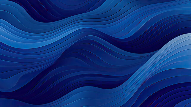 abstract blue waves background © RDO