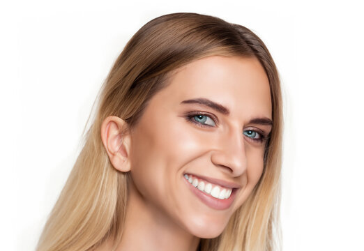 Beautif smiling young Women