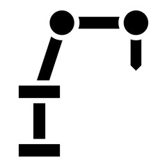 robotics arm glyph