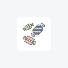 Candy Cane Symphony icon
 Awesome Fill Icon