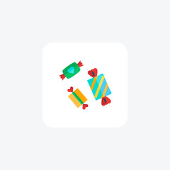 Candy Cane Symphony icon
 Flat Icon
