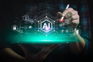 AI tech enhances businesses by processing data, improving decision-making, developing innovative products, automating processes, and boosting competitiveness. future technology