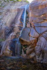 Cascata di Sa Spendula, comune di Villacidro, provincia del Sud Sardegna