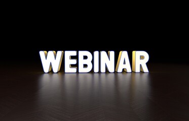 WEBINAR, 3D Visual Design, Social Media Images.