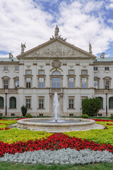 Fototapeta na wymiar The Krasiński Palace In Warsaw Poland in summer