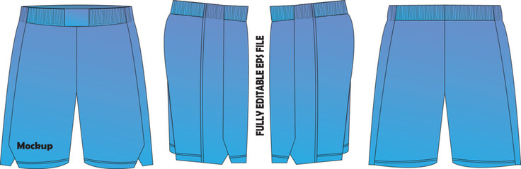 Basketball Uniform Jersey Shorts Mock ups