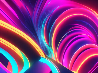 A colorful lights on a beautiful background