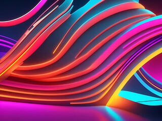 A colorful lights on a beautiful background